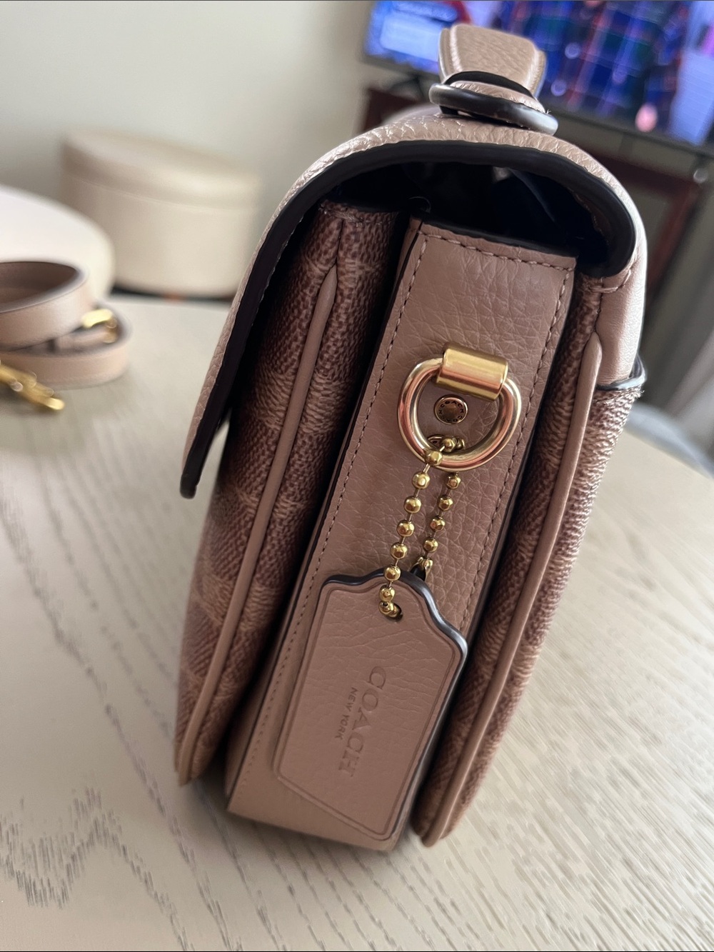 Coach Cassie Crossbody Special Edition / Taupe Canvas - Picture 4 of 15